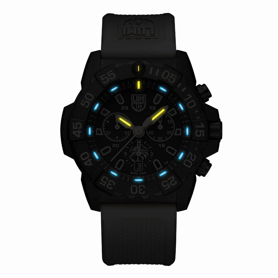 Luminox Navy Seal Black Dial Watch XS.3590.NSF.SET