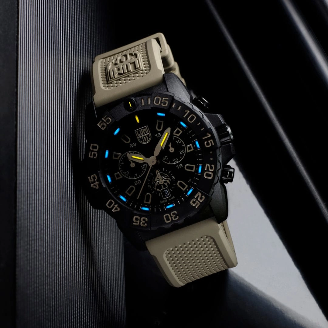 Luminox Navy Seal Black Dial Watch XS.3590.NSF.SET