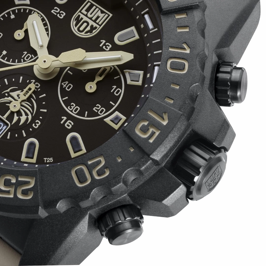 Luminox Navy Seal Black Dial Watch XS.3590.NSF.SET