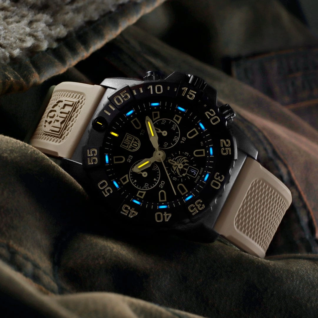 Luminox Navy Seal Black Dial Watch XS.3590.NSF.SET
