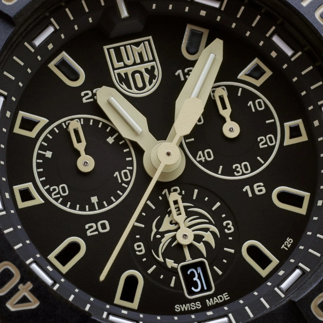 Luminox Navy Seal Black Dial Watch XS.3590.NSF.SET