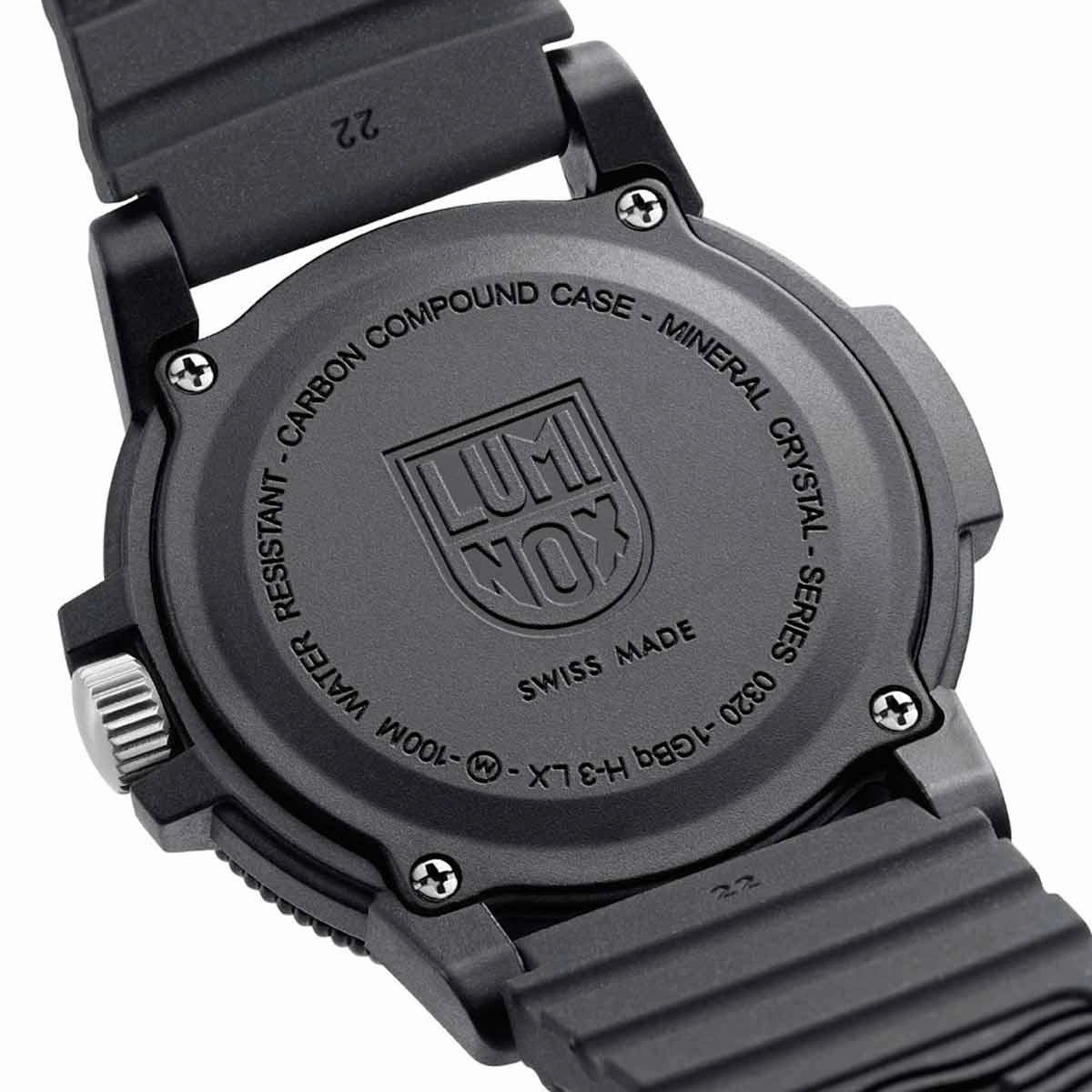 Luminox Sea Turtle Giant 0320 Men's Black Band Watch | 0321.BO