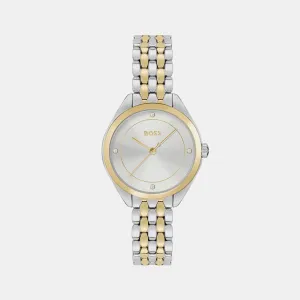 Mae Women's Silver Analog Stainless Steel Watch 1502724