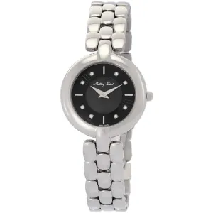 Mathey Tissot Women's Watch - Farah Black Dial Stainless Steel Bracelet | D956AN