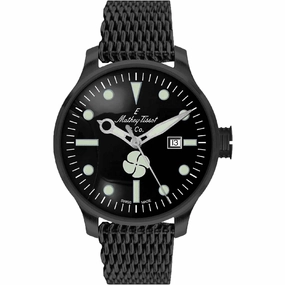 Mathey Tissot Men's Watch - Elica Automatic Black Dial Bracelet | U121NN