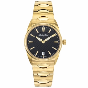 Mathey Tissot Women's Classic Black Dial Watch