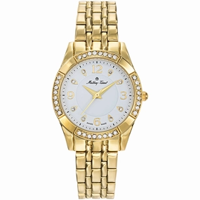 Mathey Tissot Women's Watch - Classic Yellow Gold Stainless Steel Bracelet | D2568PYI