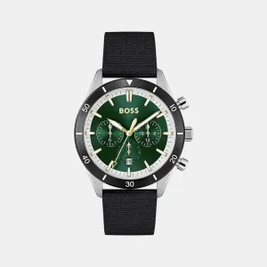 Men Green Resin Chronograph Watch 1513936