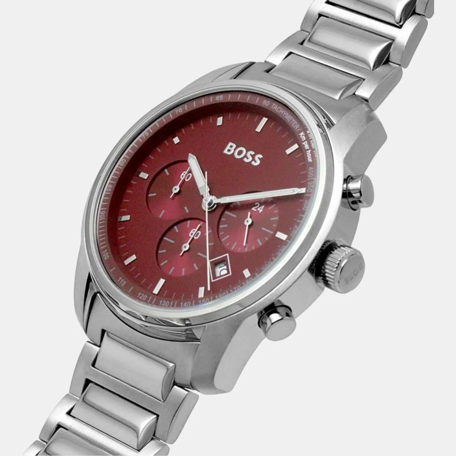 Men Red Stainless Steel Chronograph Watch 1514004