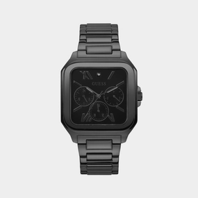 Men Black Chronograph Stainless Steel Watch GW0631G2