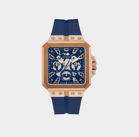 Men Blue Analog Silicone Watch GW0637G3