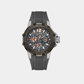 Men Grey Analog Silicone Watch GW0640G1