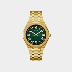 Men's Analog Green Dial Stainless Steel Watch GW0575G2