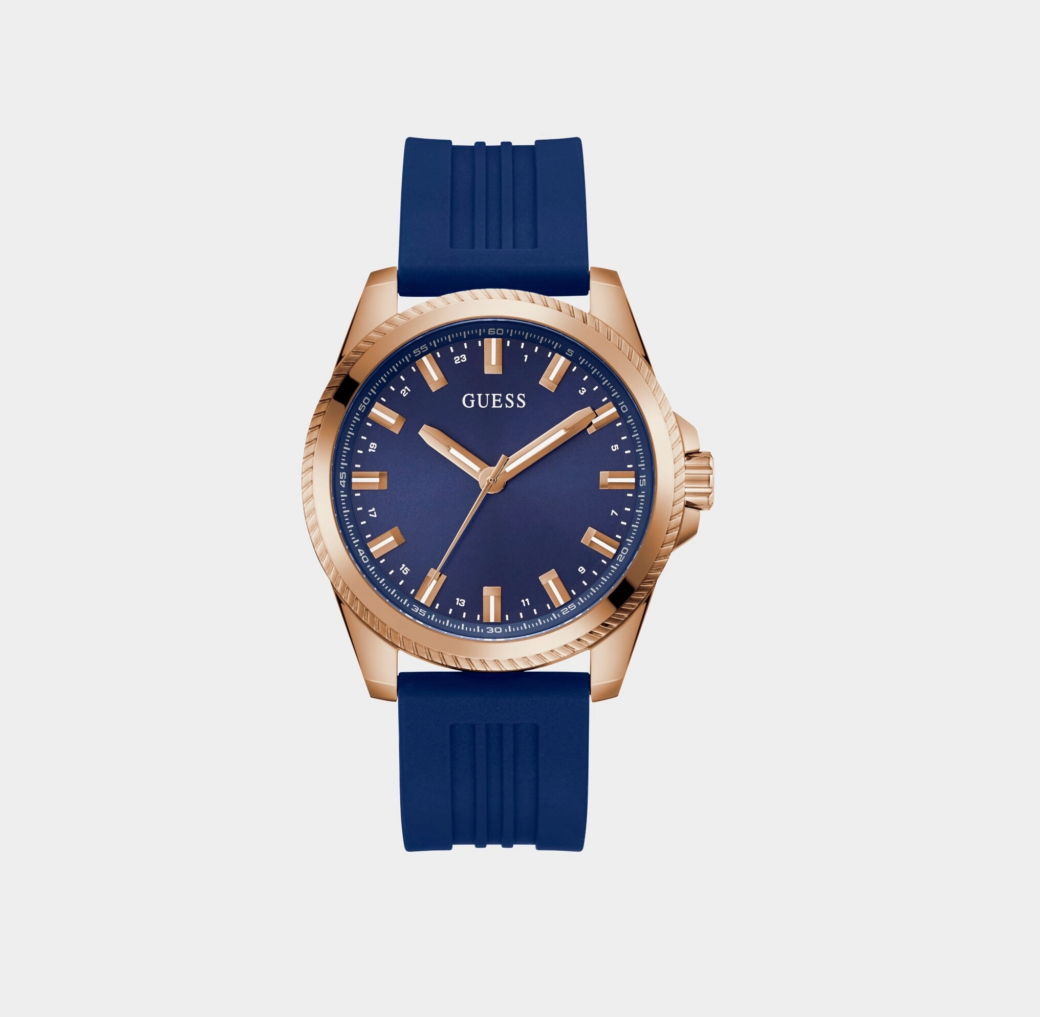 Men's Blue Analog Silicone Watch GW0639G3