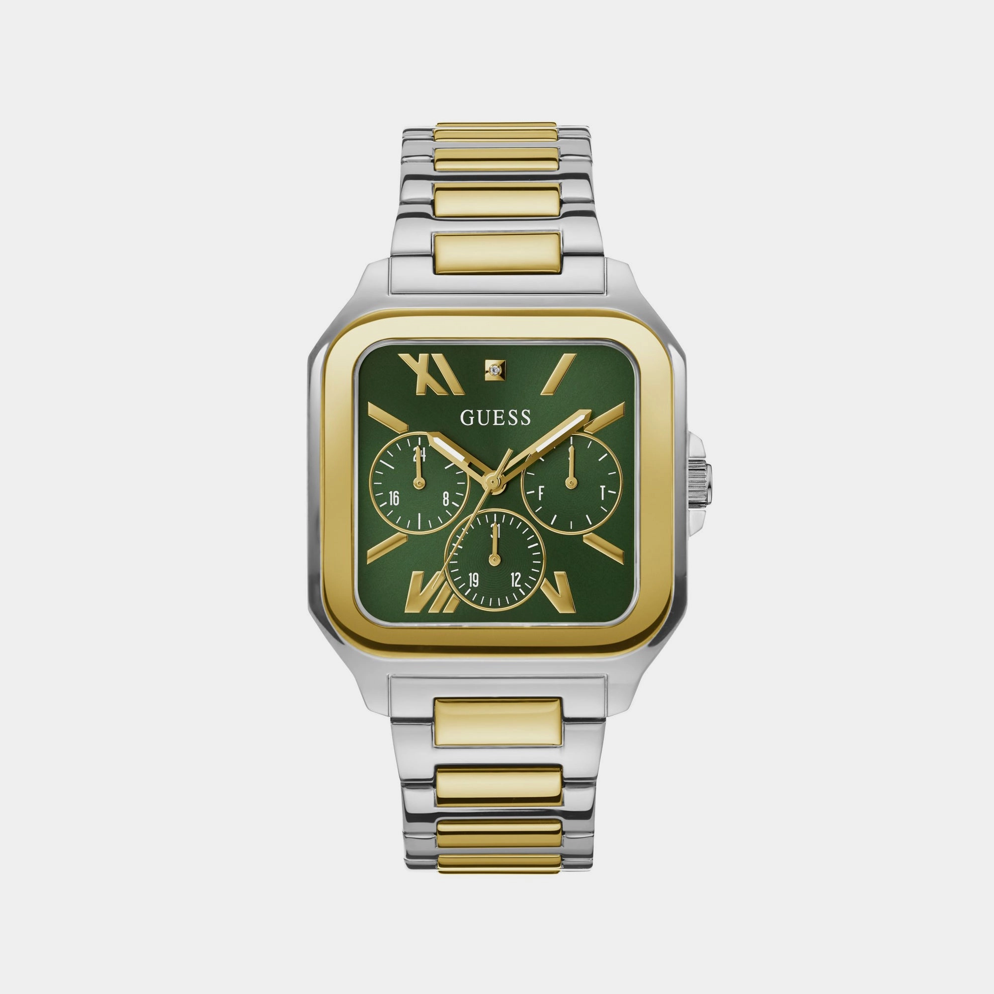Men's Green Dial Chronograph Stainless Steel Watch GW0631G1