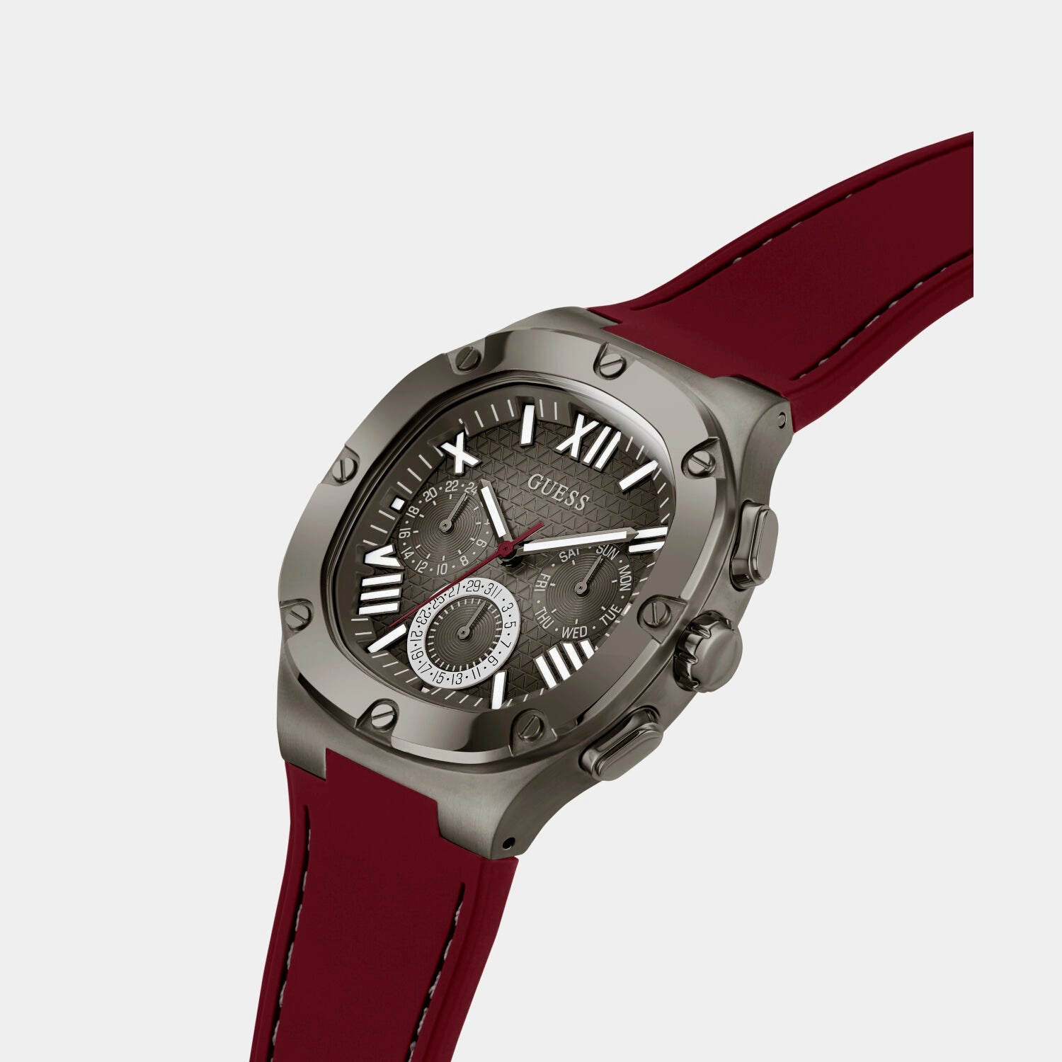Men's Grey Analog Silicone Watch GW0571G4