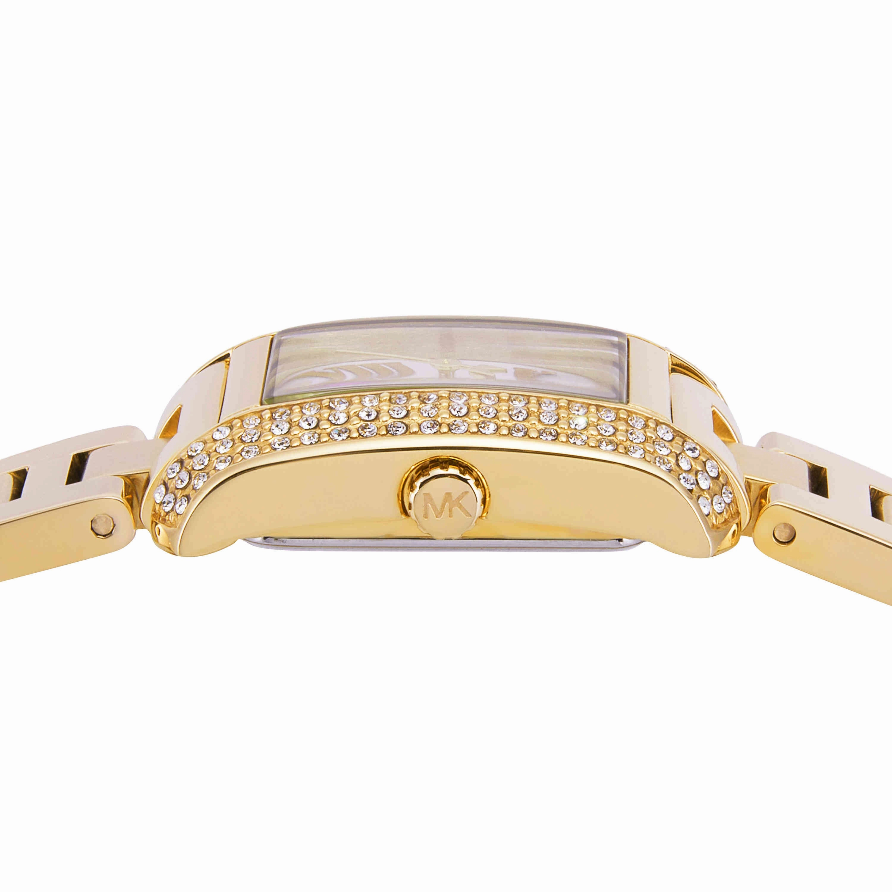 Michael Kors Emery Gold Tone Analogue Watch MK7510SET