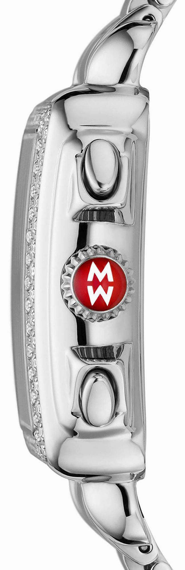 Michele Deco Chronograph Day/Date Stainless Steel Diamonds Womens Watch MWW06P000116