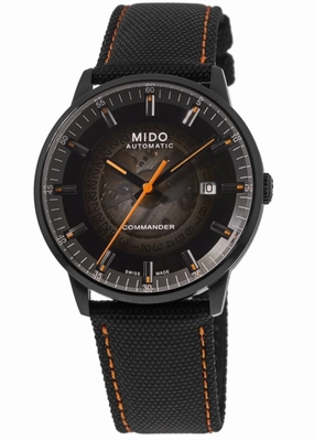 Mido Commander Gradient Black Dial Fabric Strap Men's Watch M021.407.37.411.00