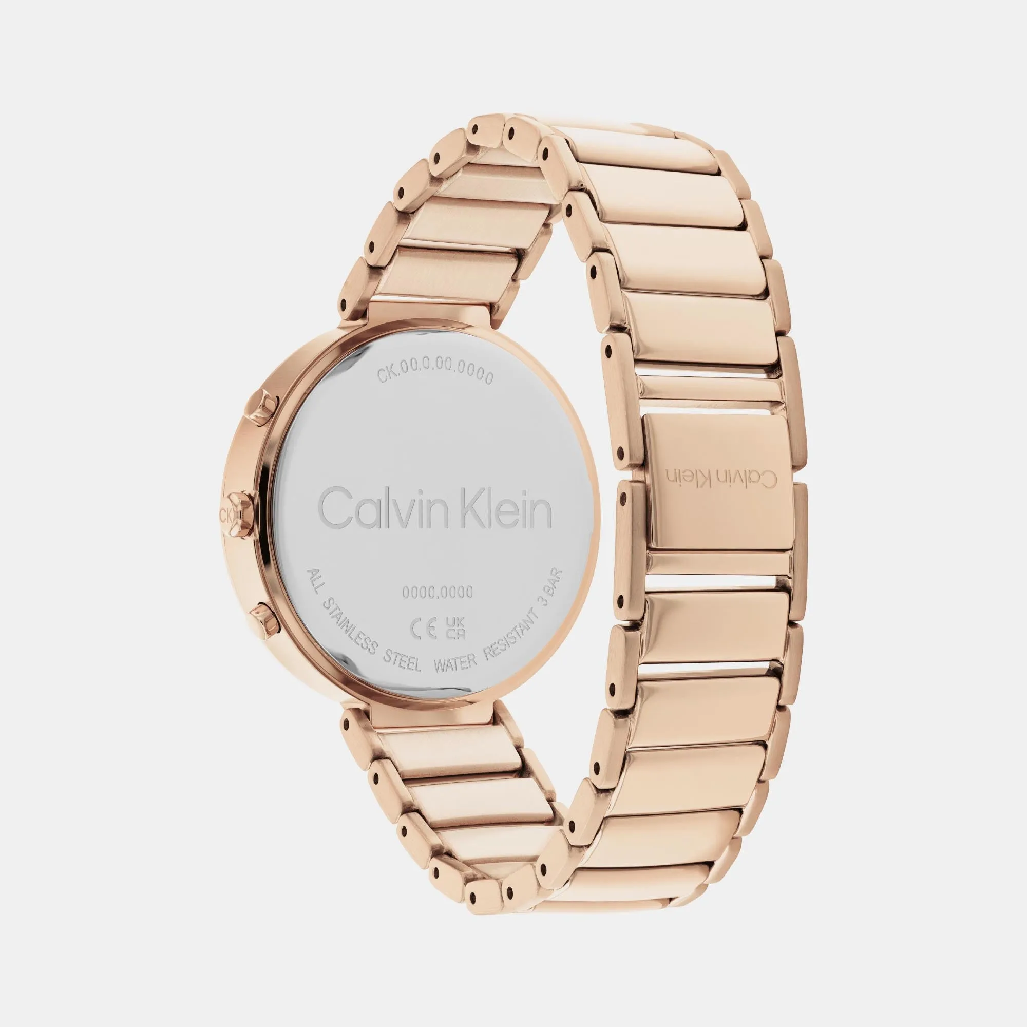 Minimalistic T-Bar Women's Blush Chronograph Stainless Steel Watch 25200283
