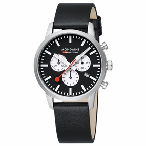 Mondaine Neo Chronograph Super-luminova? Vegan Leather, 41 Mm MSD.41420.LBV