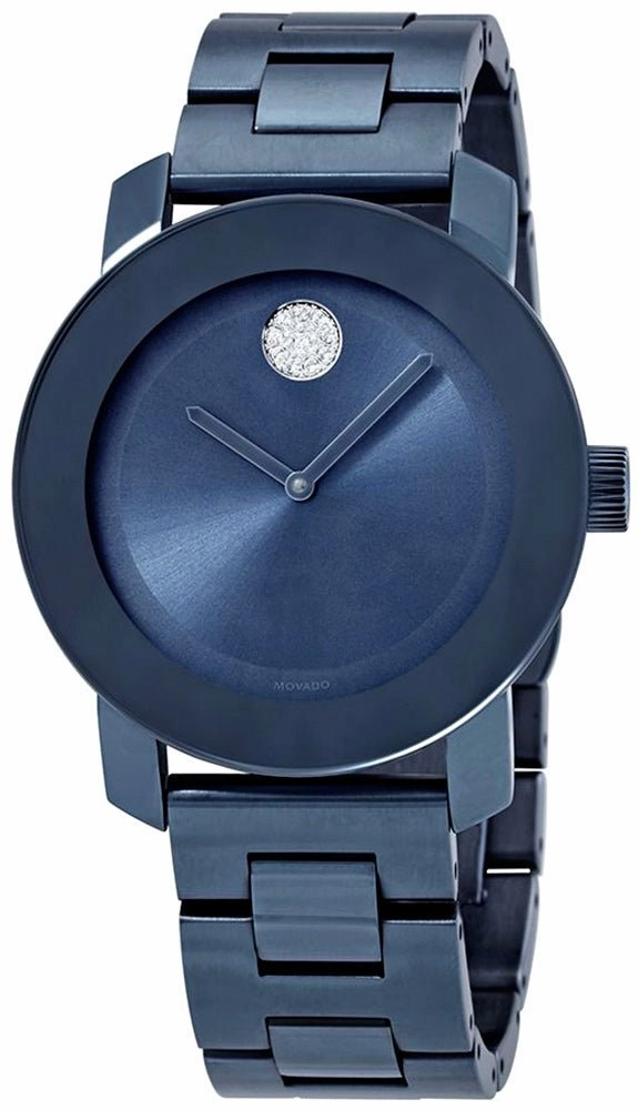 Movado Bold Light Blue Dial Ladies Watch 3600494