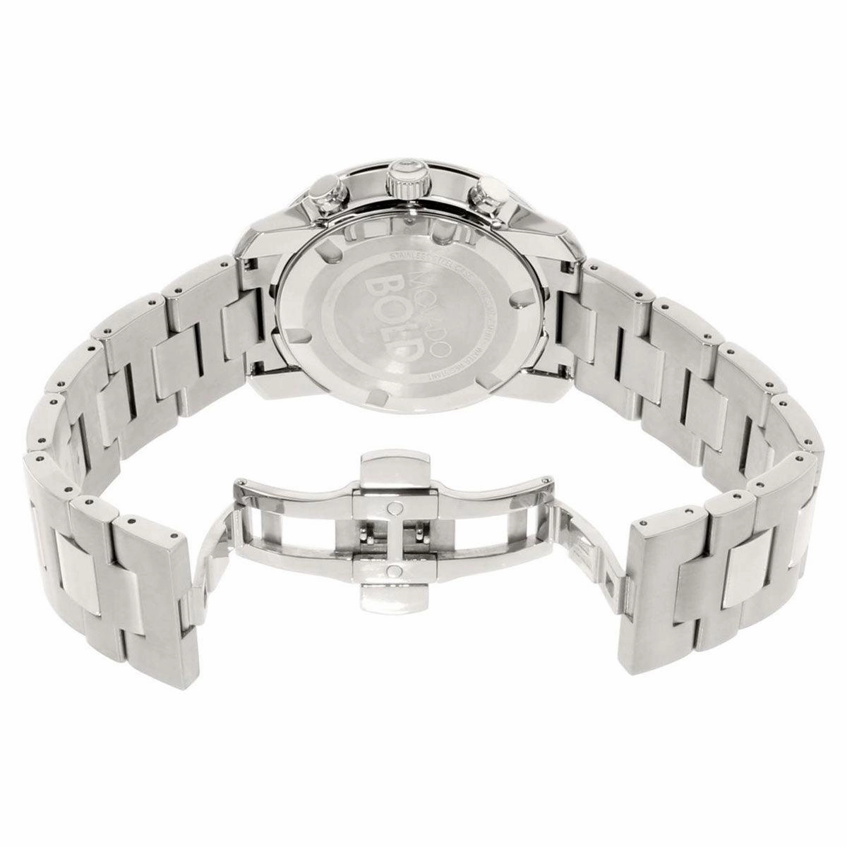 Movado Men's Quartz Watch - Bold Silver Tone Dial Stainless Steel Bracelet | 3600276