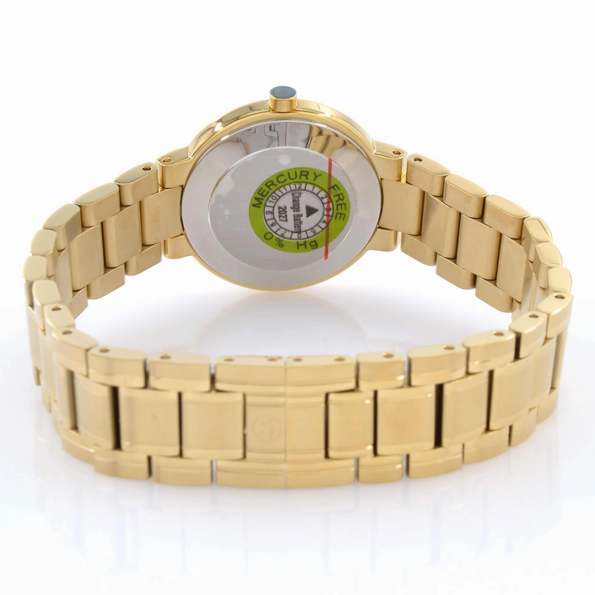 Movado Men's Quartz Watch - Stiri Black Dial Yellow Gold Bracelet | 0607282