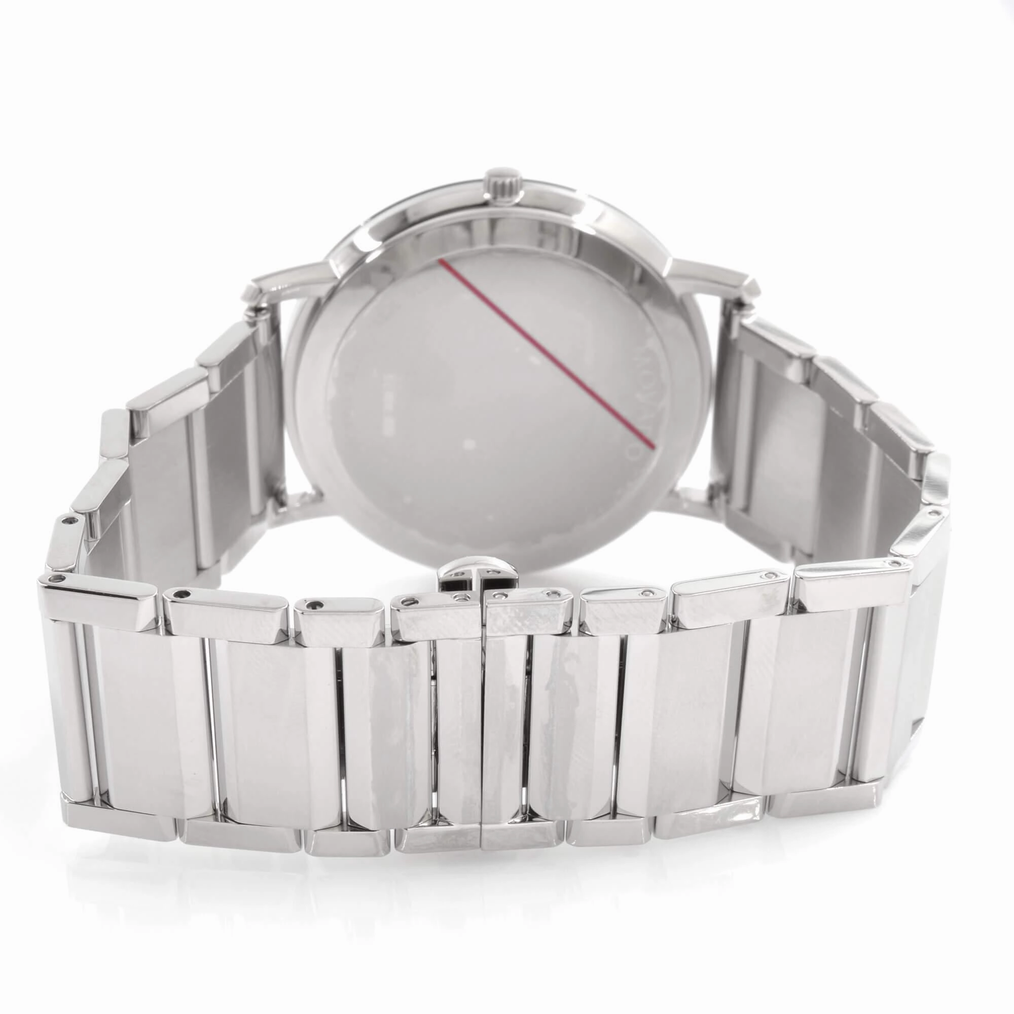 Movado Men's Swiss Quartz Watch - Sapphire Silver Dial Bracelet | 0607407