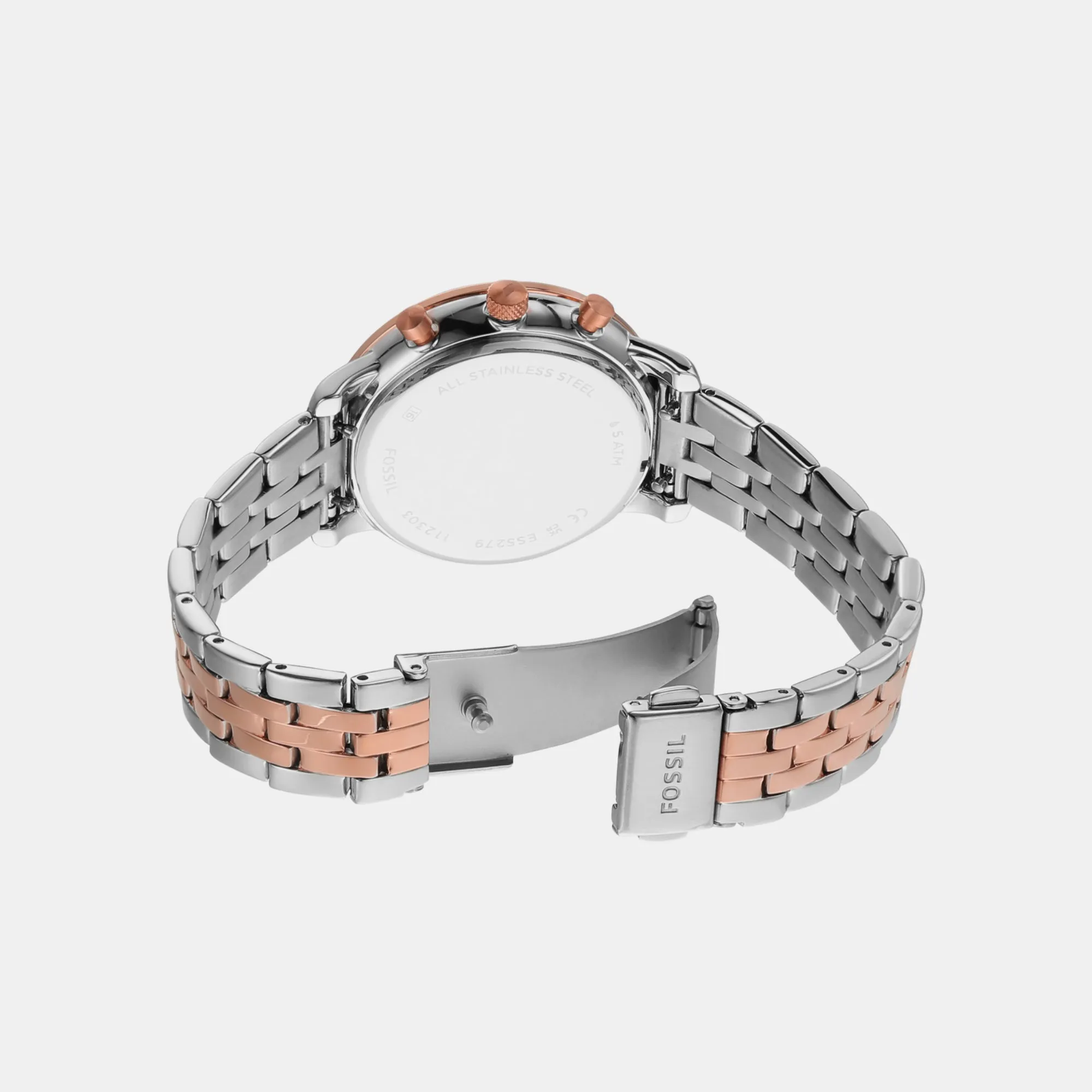 Neutra Women Quartz Mother of Pearl Dial Chronograph Stainless Steel Watch ES5279