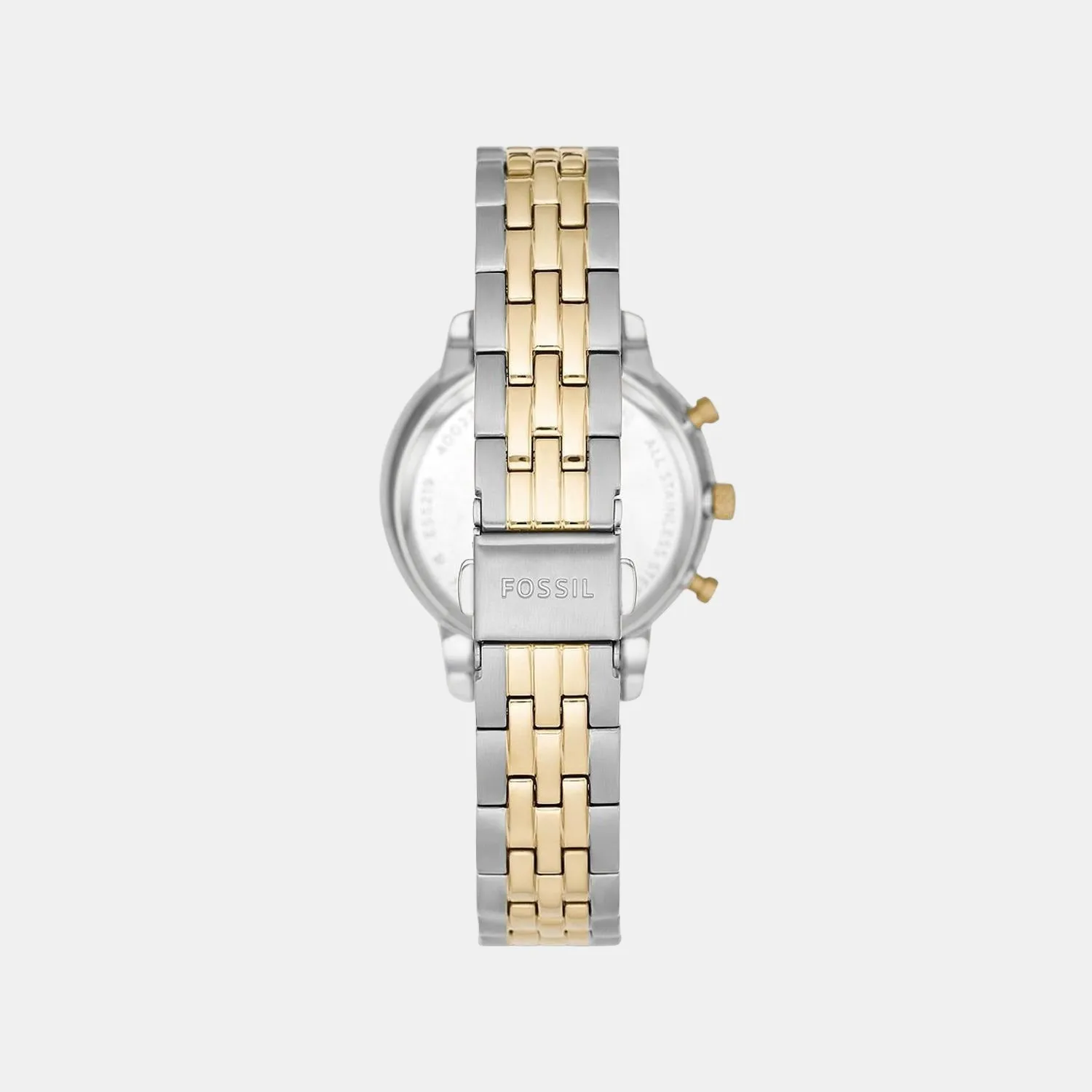 Neutra Women Quartz Silver Dial Chronograph Stainless Steel Watch ES5216