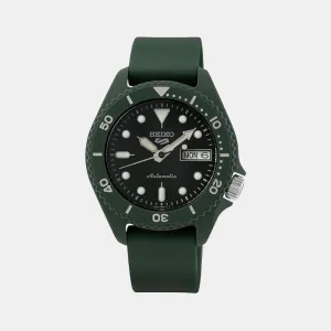 New 5 Sports Men Automatic Analog Silicone Watch SRPG83K1