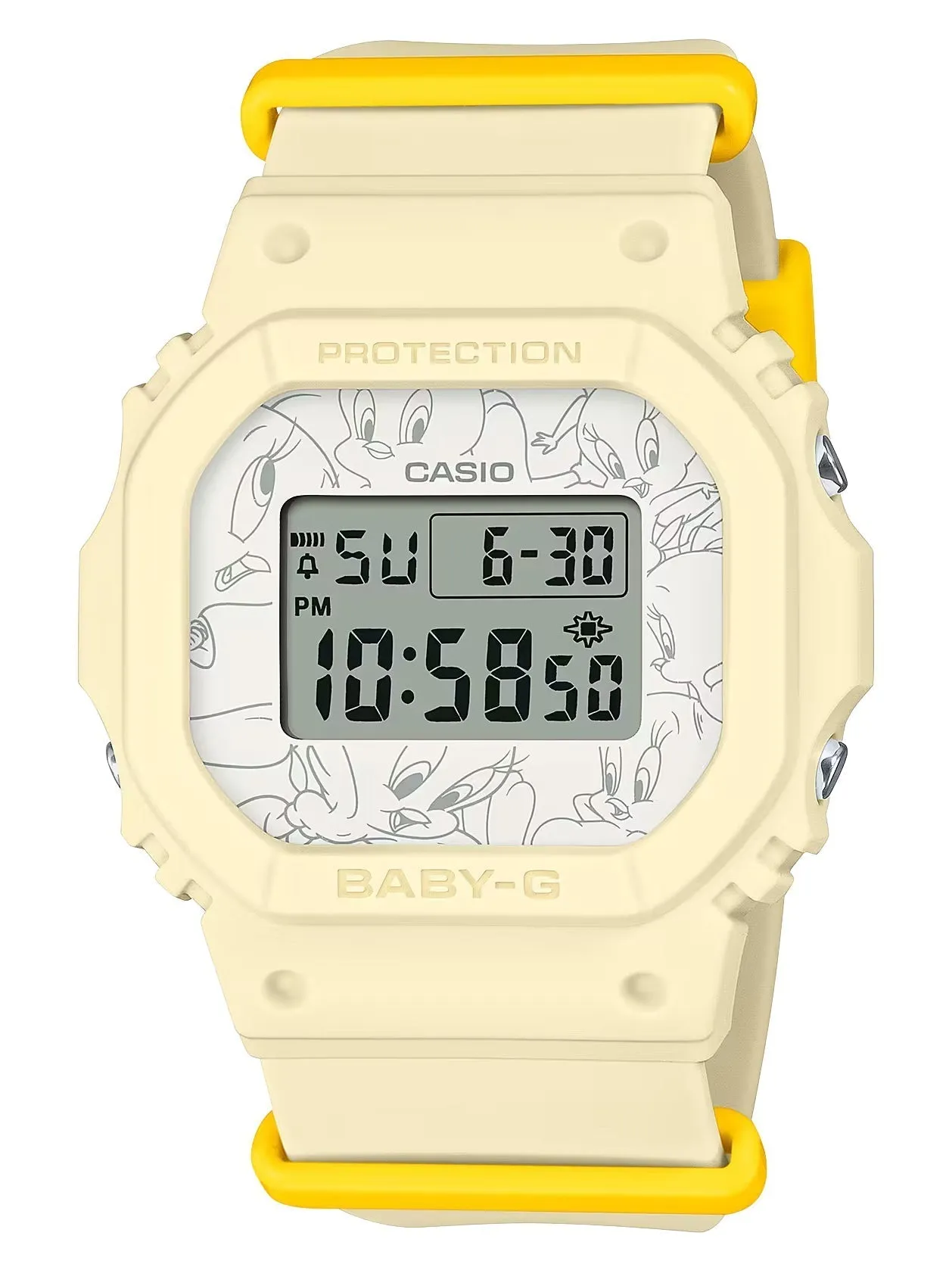 NEW Casio Baby-G TWEETY LOONEY TUNES Lmtd Edtn Digital Womens Watch BGD565TW-5