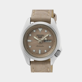 New 5 Sports Women Automatic Brown Dial Analog Leather Watch SRE005K1