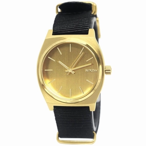 Nixon Men's Quartz Watch - Time Teller Black Nylon Strap | A045513
