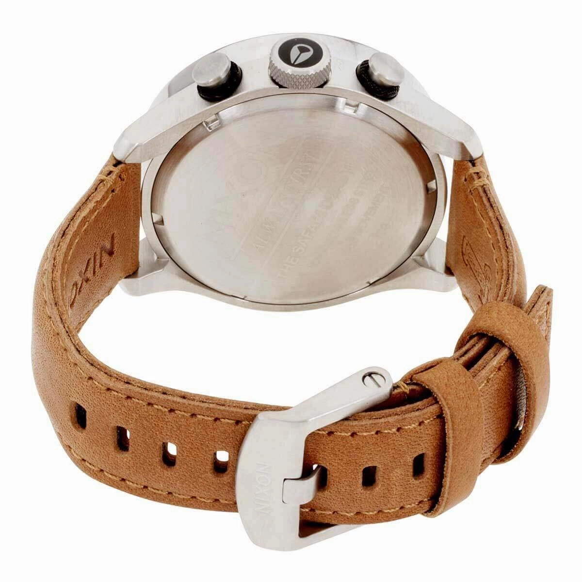 Nixon Men's Swiss Quartz Watch - Safari Dual Time Silver and Black Dial | A10822092