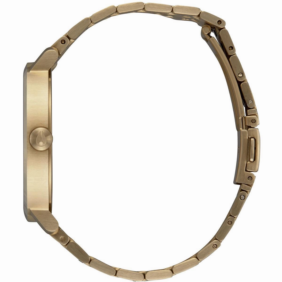 Nixon Women's Quartz Watch - Arrow Brown Dial Yellow Gold Steel Bracelet | A10902803