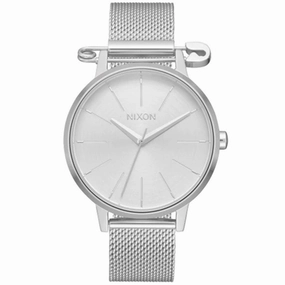 Nixon Women's Quartz Watch - Kensington Silver Tone Dial Steel Bracelet | A12293225