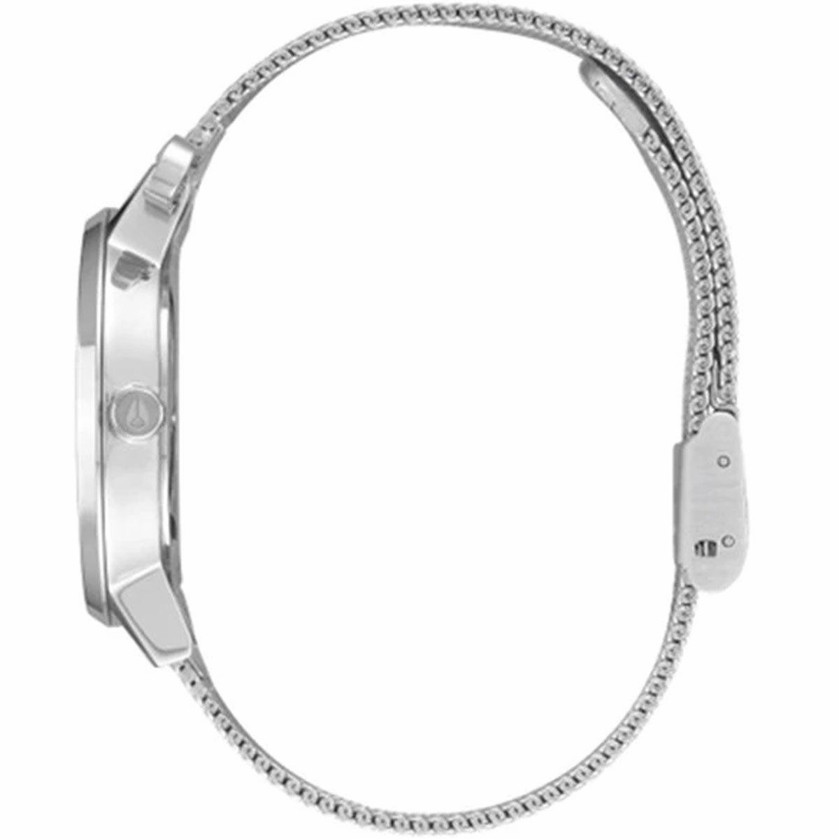 Nixon Women's Quartz Watch - Kensington Silver Tone Dial Steel Bracelet | A12293225