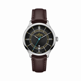 No.274 Automatic Steel, black and brown