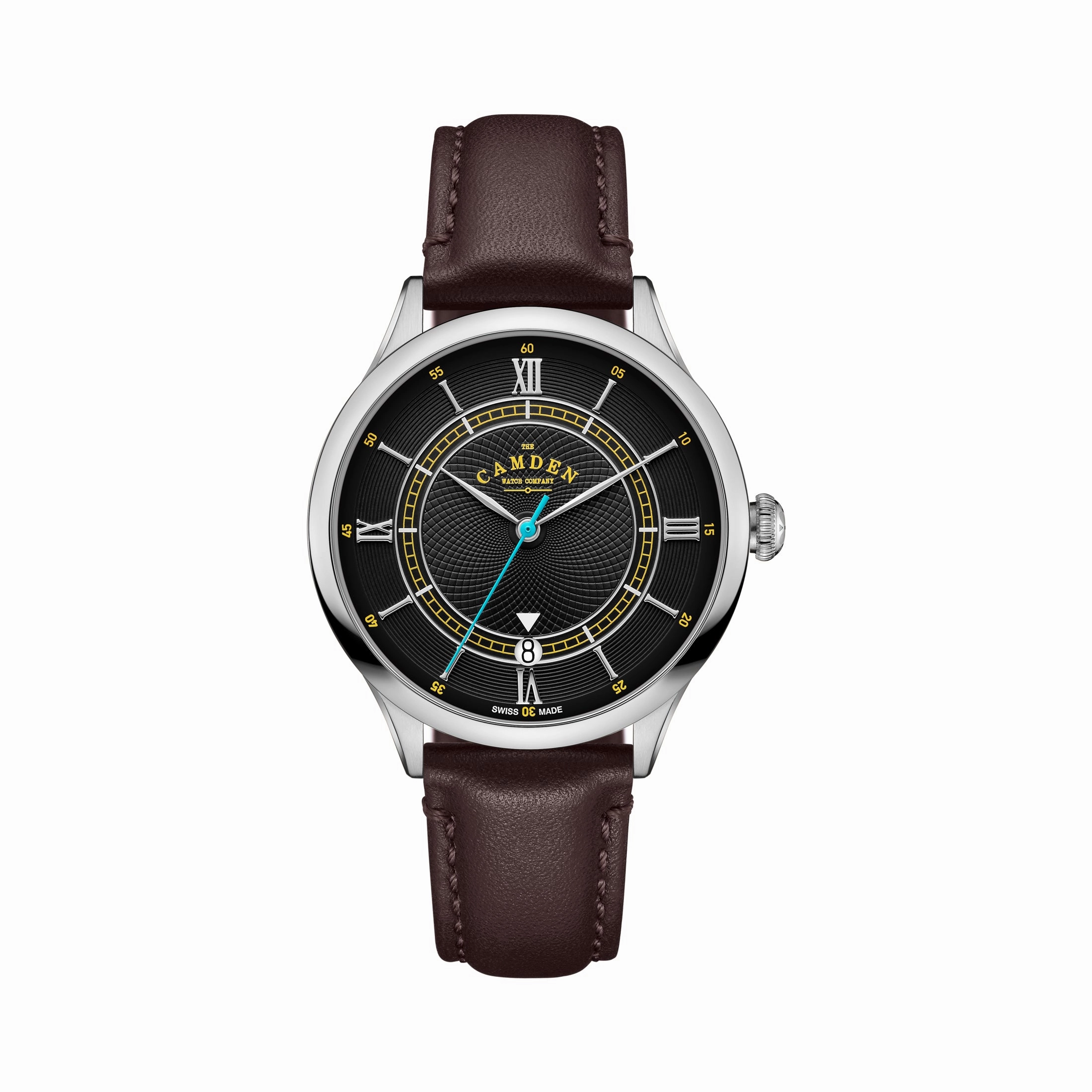 No.274 Automatic Steel, black and brown