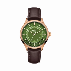 No.274 Rose gold, green and brown