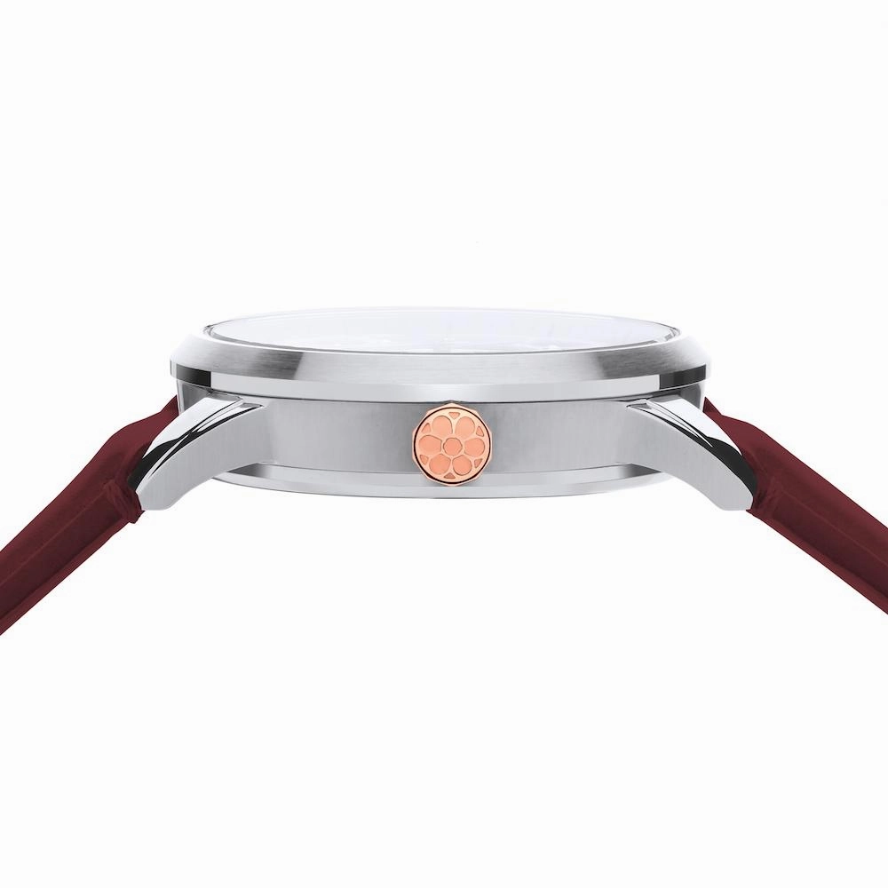 No.29 Automatic Steel, Rose Gold and Oxblood