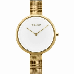 Obaku Women's Classic White Dial Watch