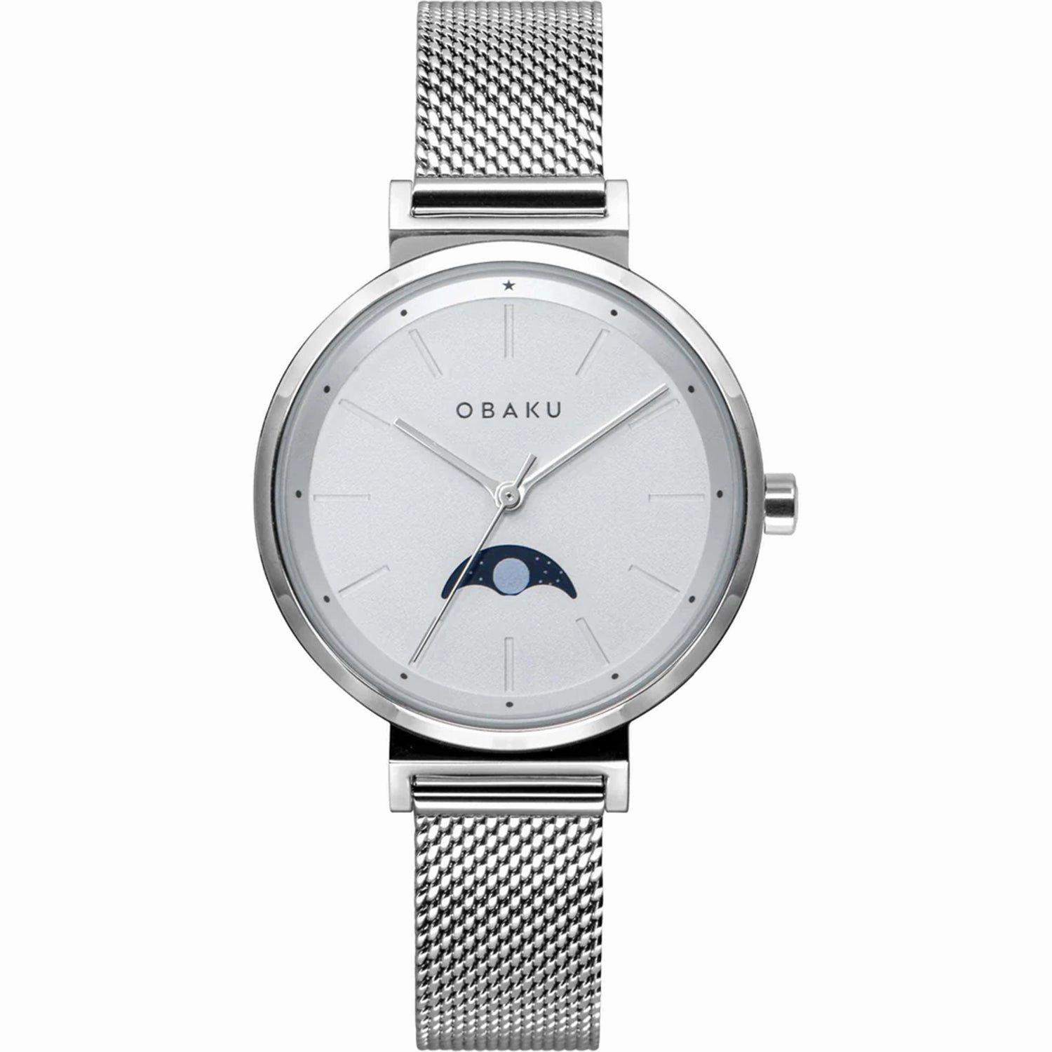 Obaku Women's Maane Silver Dial Watch