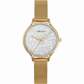 Obaku Women's Stjerner Silver Dial Watch