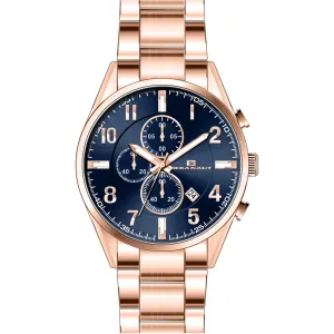 Oceanaut Men's Watch - Escapade Blue Dial Plated Stainless Steel Bracelet | OC5857