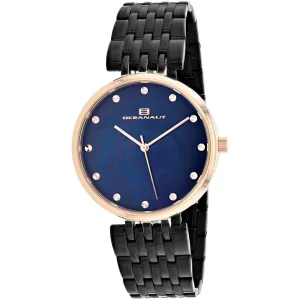 Oceanaut Women's Watch - Aerglo Black Mother of Pearl Dial Bracelet | OC2205