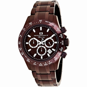 Oceanaut Men's Watch - Biarritz Brown Dial Plated Stainless Steel Bracelet | OC6116