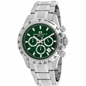 Oceanaut Men's Watch - Biarritz Quartz Green Dial Stainless Steel Bracelet | OC6112
